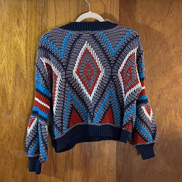 JIFFUNNY & DO Multi-Color Sweater Sz S - Picture 2 of 5